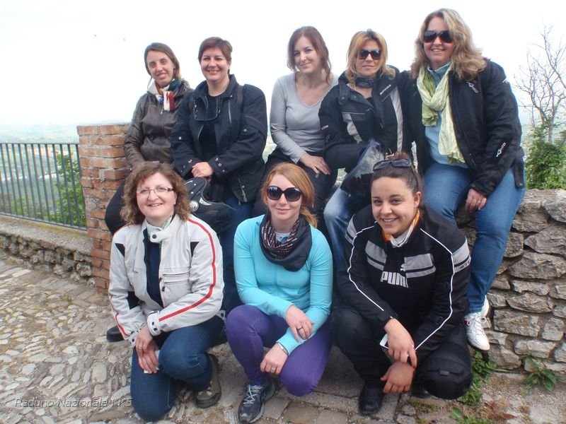 249.JPG - Ed ecco tutte le Signore/ine del raduno di Rimini. Rosanna, Cristina, Ilaria, Gina, Maheva, Stefania, Arianna e Lucia. 